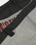 Asymmetric Double Waist Baggy Jeans | Inflation Streetwear