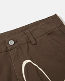 Script Graphic Wide Leg Cargo Pants | Inflation Streetwear