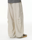 Cotton Linen Wide-leg Pants | Inflation Streetwear INFLATION