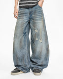 oversized streetwear barrel jeans