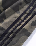 Inflation Streetwear camo pants with button fly front