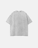 Mock Neck Wax Washed T-Shirt | Inflation Streetwear INFLATION
