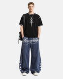 Script Graphic Barrel Sweatpants | Inflation Streetwear