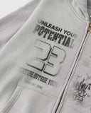 Graphic Washed Zip Up Hoodies | Inflation Streetwear INFLATION