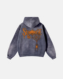 Pumpkin Graphic Stone Wash Zip Up Hoodies | Inflation Streetwear INFLATION