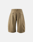 Pleated Barrel Tailored Bermuda Shorts | Inflation Streetwear
