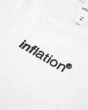 White Logo Boxy Tees | Inflation Streetwear INFLATION
