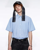 Boxy Striped Short-Sleeve Shirt | Inflation Streetwear INFLATION