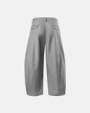 Pleated Barrel Tailored Pants | Inflation Streetwear
