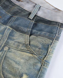 3D Print Multi-Waist Barrel Jeans | Inflation Streetwear INFLATION