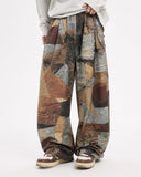 Vintage Digital Print Straight-Leg Jeans | Inflation Streetwear