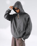 LYCRA® High Collar Comfy  Zip Up Hoodies | Inflation Streetwear INFLATION