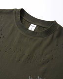 Distressed Reflective Washed T-Shirt | Inflation Streetwear INFLATION