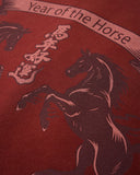 Horse Year Acid Wash Zip Up Hoodies | Infaltion Streetwear INFLATION