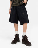 Frayed Hem Camo Knee-Length Shorts | Inflation Streetwear