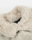 Suede Faux Fur Padded Jacket | Inflation Streetwear