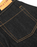 Contrast Stitch Raw Baggy Jeans | Inflation Streetwear INFLATION