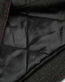 Red Faux Fur Denim Jacket | Inflation Streetwear