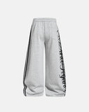 Script Stripe Baggy Sweatpants| Inflation Streetwear INFLATION
