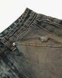 Dirty Ripped Barrel Jeans | Inflation Streetwear INFLATION