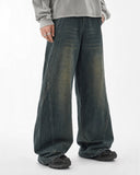 Deconstructed Straight-Leg Jeans | Inflation Streetwear INFLATION