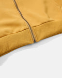 Leopard Applique Boxy Zip Up Hoodie | Inflation Streetwear