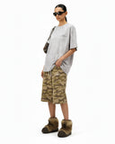 Distressed Tie-Dye Reflective Print T-Shirt | Inflation Streetwear INFLATION