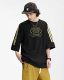 Sporty Patchwork Embroidery Tshirt | Inflation Streetwear INFLATION