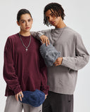 Distressed Aicd Wash Oversized  Long Sleeve Tees | Inflation Streetwear INFLATION