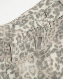 Leopard Pattern Cargo Barrel Pants | INFLATION Streetwear INFLATION