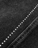 Rhinestone Stitching Barrel Jeans | Inflation Streetwear INFLATION