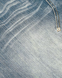 Whisker Wash Bamboo Weave Jeans | Inflation Streetwear