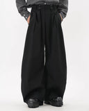 Black Striped Barrel Suit Pant | INFLATION Streetwear INFLATION
