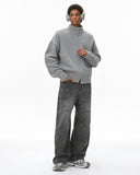 Old Money Style Knitwear Zip Up Sweater | Inflation Streetwear INFLATION