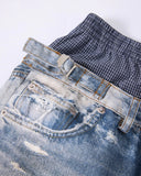 Layered Digital Print Baggy Jeans | Inflation Streetwear INFLATION