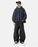 Washed Fleece Boxy Hoodie | Inflation Streetwear