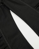 Contrast Stitch Baggy Barrel  Jeans | Inflation Streetwear