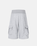 men's cargo sweat shorts relaxed fit