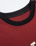 Retro Letter Print Layered Stripe T-Shirt | Inflation Streetwear INFLATION