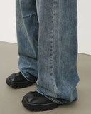 INFLATION Ripped Washed Denim Jeans INFLATION