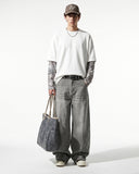 Camo Patched Long Sleeve Tees | Inflation Streetwear INFLATION