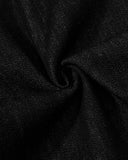 black denim texture close up