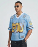 Dove Graphic Mesh Football Jersey | Inflation Streetwear INFLATION