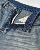 Rhinestone Washed Barrel Baggy Jeans | Inflation Streetwear INFLATION