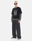Acid Washed Barrel Sweatpants | Inflation Streetwear