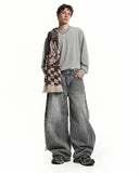 Bamboo Weave Barrel Jeans | Inflation Streetwear INFLATION