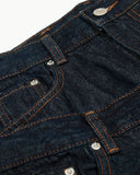 Double Waist Raw Baggy Jeans| Inflation Streetwear INFLATION