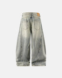 Colorful Rhinestones Ripped Baggy Jeans | Inflation Streetwear INFLATION