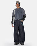 Distressed Plaid Layered Long Sleeve Tees | Inflation Streetwear INFLATION