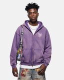 Ghost Acid Wash Zip Up Hoodies | Inflation Streetwear